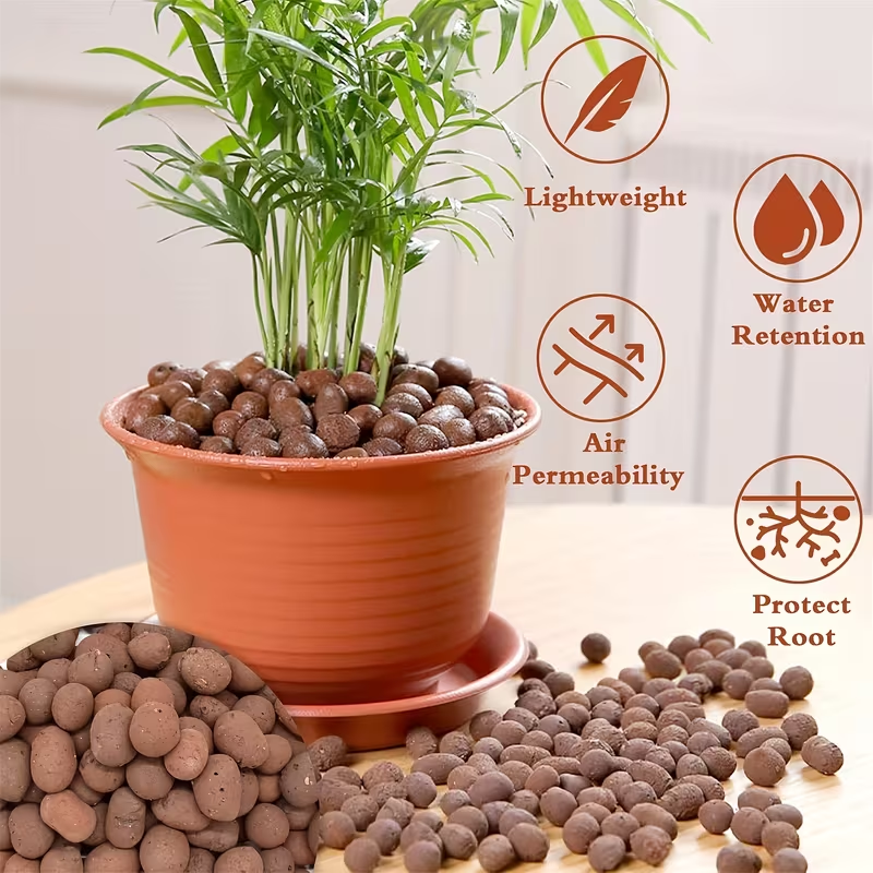 Clay Pebble Growing - 450-500g Aquarium Hydroponic Clay Pebbles Aquatic