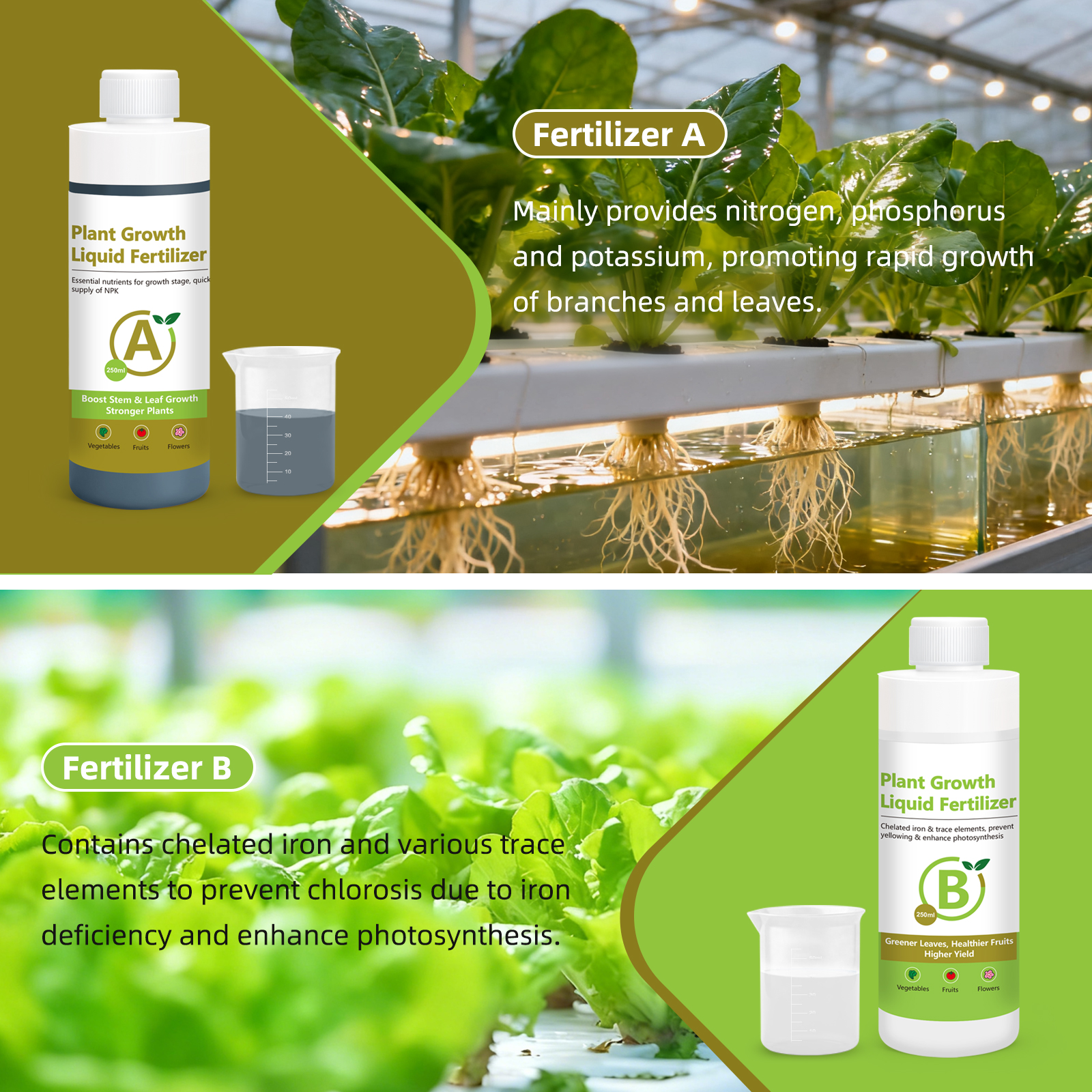 Yieryi 250ML Hydroponic Nutrie - Nutrient Solution Ab reseña y precio