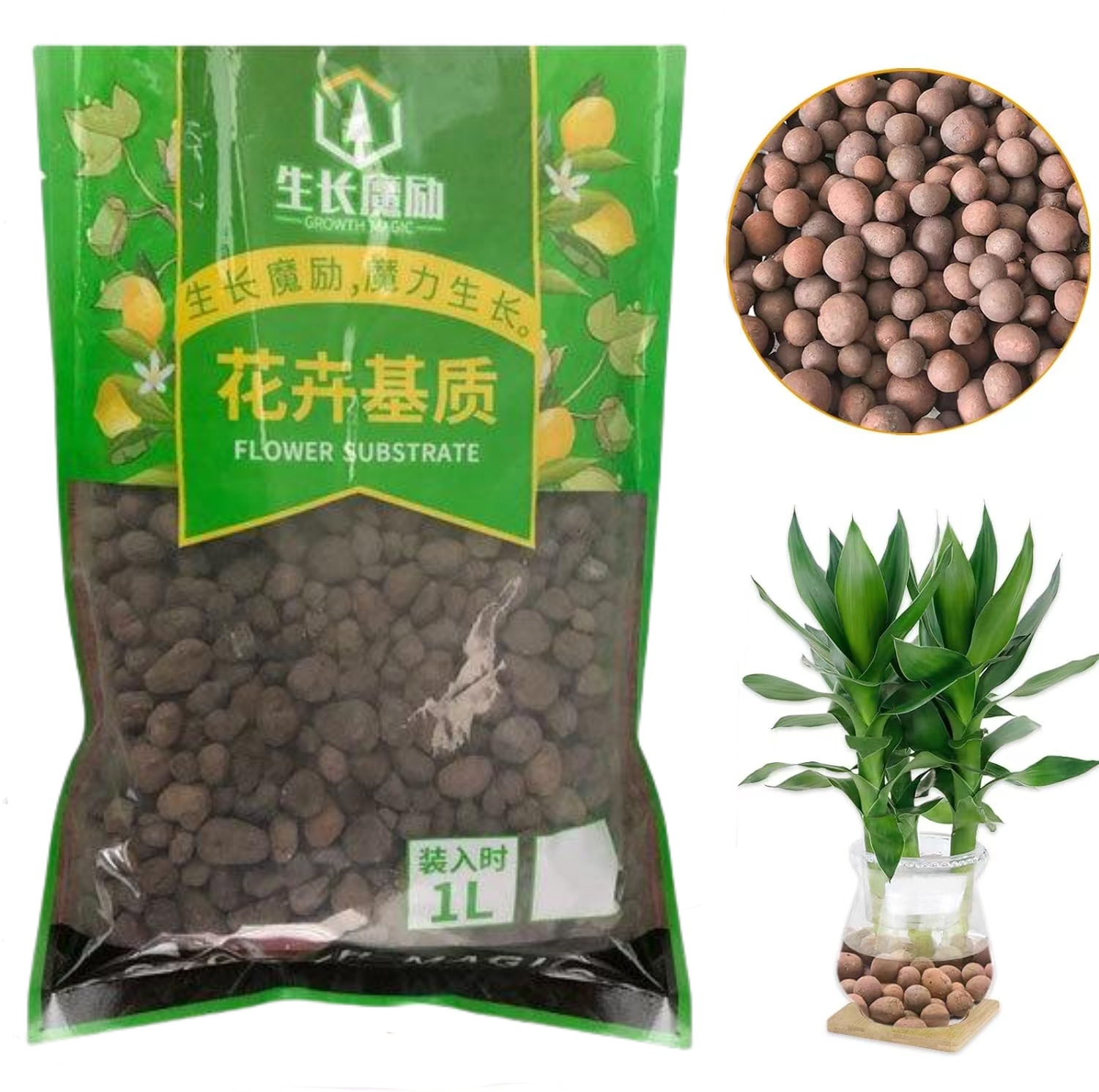 2L/1L Organic clay balls, Flow - Clay Pebble Growing reseña y precio