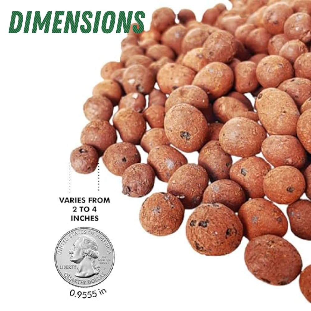 US Shipping Expanded Clay Pebb - Clay Pebble Growing reseña y precio
