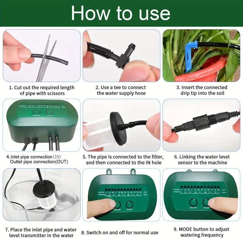 Solar Intelligent Irrigation K - Urban Farming System reseña y precio