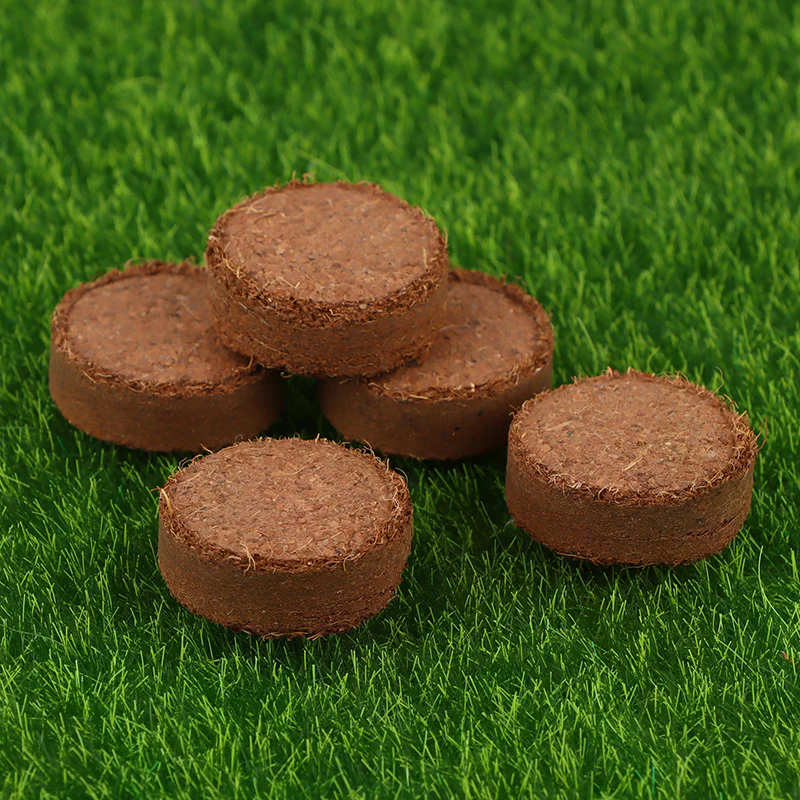 5pcs Compressed Coir Fiber Pot - Coco Coir Block reseña y precio