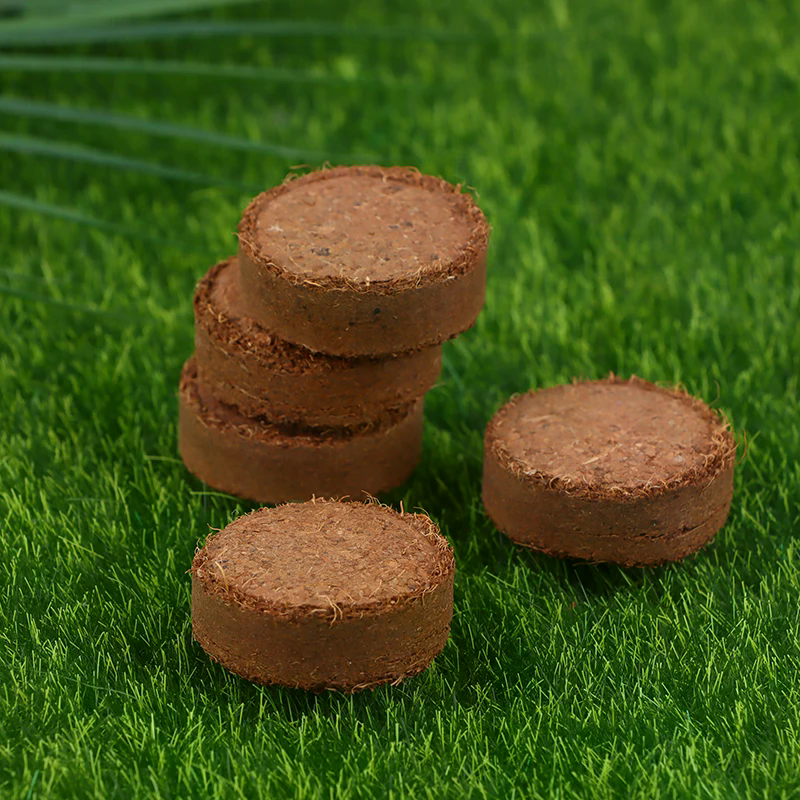 5pcs Compressed Coir Fiber Pot - Coco Coir Block reseña y precio
