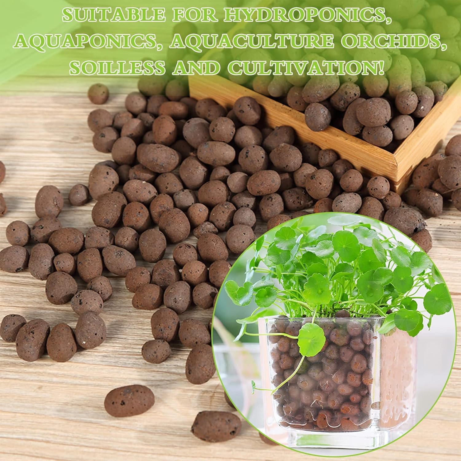 1L Organic Clay Pebbles 100% N - Clay Pebble Growing reseña y precio